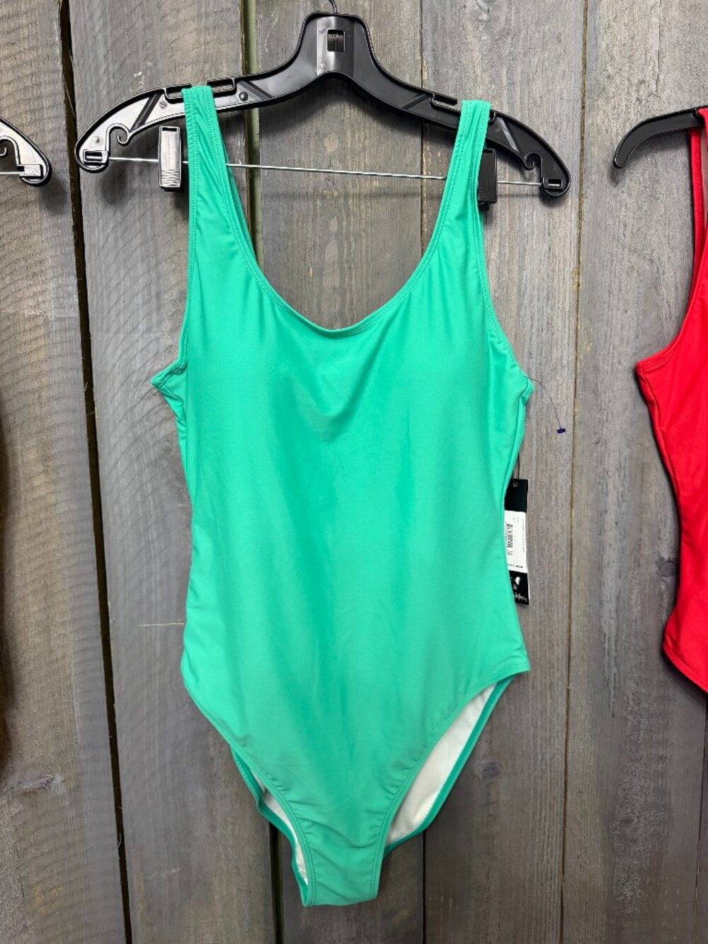 Nicole Miller Studio 1 PC Swimsuit w/ Scoop Back Women's Size M NWT